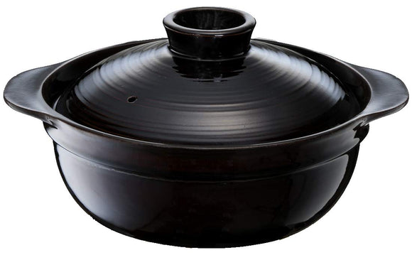 ISIGAKI industrial clay pot Black x X14.5 cm blade KIKOBORE RESISTANT LIGHTWEIGHT clay pot 8 3997