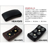 HEAVEN'S Pillion Seat Smooth Black PIL-BK-S