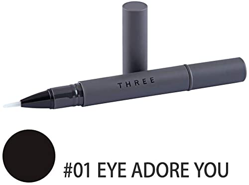 THREE Captivating Performance Fluid Eyeliner #01 EYE ADORE YOU