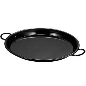 Nagao 913045 Paella Pot, Induction Compatible, Iron, Black Leather, 17.7 inches (45 cm), Made in Japan