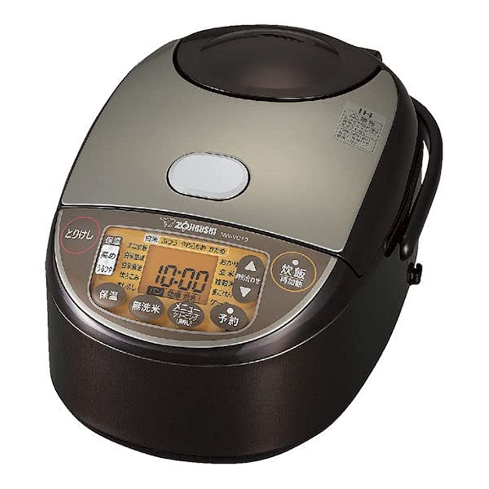 Zojirushi NW-VC10-TA IH Rice Cooker, 5.5 Cups, Extreme Cooking 