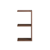 Muji 37265653 Stacking Shelf, Extra 2 Tiers, Walnut Wood, Width 15.7 x Depth 11.2 x Height 32.1 inches (40 x 28.5 x 81.5 cm)