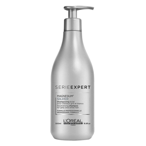 L'Oreal Professionnel Serie Expert - Silver Magnesium Neutralizing Shampoo (For Gray and White Hair) 500ml/16.9oz Parallel import goods
