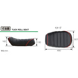 Kitako (KITACO) Tack Roll Sheet (White Piping/Check Pattern) Monkey 125 (JB02) 610-1300190