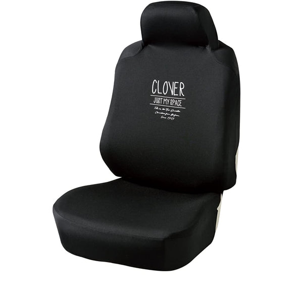 Bonform 4038-12BK Seat Covers, Clover, for Light Regular Cars, 2 Fronts, Fully Washable, Front-2, Black
