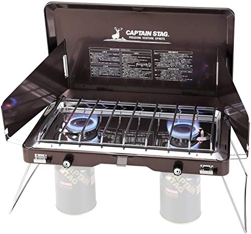 Captain Stag UF-17 Gas Two-Burner Stove