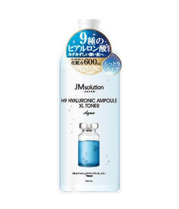 JMsolution H9 Hyaluronic Ampoule XL TONER Aqua Lotion Moist Type 600ml