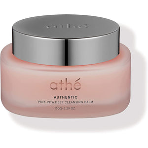 Atte Authentic Pink Vita Deep Cleansing Balm 150g AUTHENTIC PINK VITA DEEP CLEANSING BALM Vegan Cleansing Balm Makeup Remover ATHÉ Official Organic Cosmetics Cruelty Free Korean Cosmetics