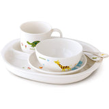 nikko- Kids Dinnerware akkototo My First Rice Set (Lunch Plate, Rice Ball, Deep Plate, Mug) 8200 – ks04 °C