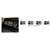 LED Clock Starkey Wood Type Drop Type Place Wall Clock