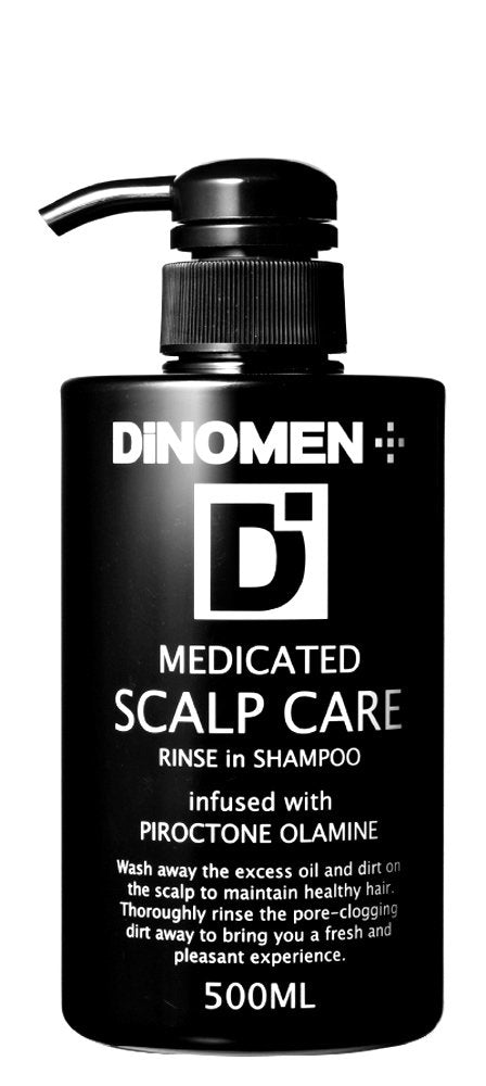 Dinomen (DiNOMEN) Medicated Scalp Care Rinse In Shampoo 500ml (Quasi Drug) Colorless 1 Bottle