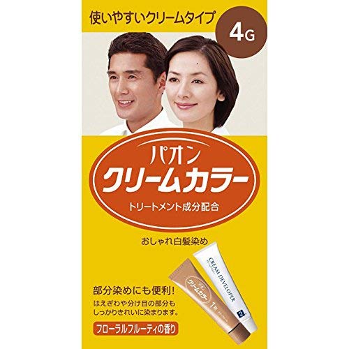 Paon Cream Color 4G Natural Chestnut 40g+40g