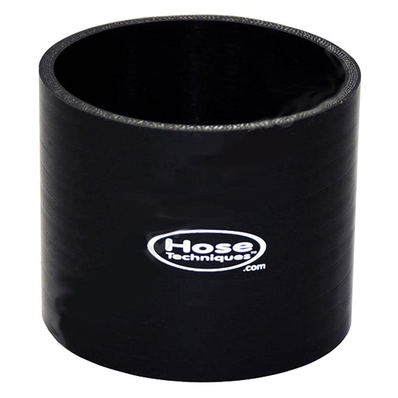 Silicone Hose Straight (Inner Diameter: 3.0 Inches (76 mm), Color: Black) 50.300-250-BK
