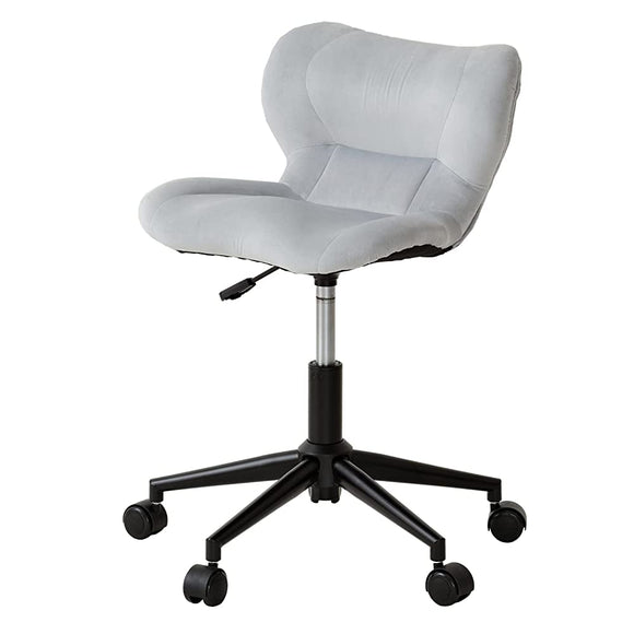 Doshisha SFC-GY Desk Chair, Compact, Slim Fit, Telework, Standing Pelvic Cushion, Gray