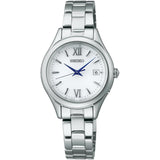 [Seiko Watch] Seiko Selection S Series Women's Solar Radio Round Face SWFH129 Women's Silver