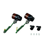 POSH 091032-S3 Motorcycle Accessories Aluminum Machine Turn Signal, Super Bike Mini Type