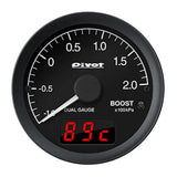 Pivot DRXB DUAL GAUGE RS Boost Meter