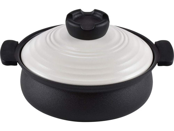 Wahei Freiz RA-9763 Tabletop Pot, Pot Cooking, Hospitality Japanese Food, 7.1 inches (18 cm), Induction Compatible, Lightweight, Durable