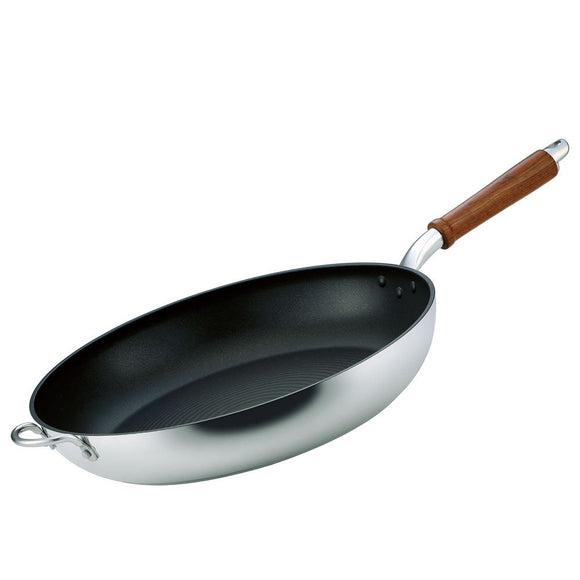 Hokuriku Aluminum Senren Cast Frying Pan, 14.2 inches (36 cm)