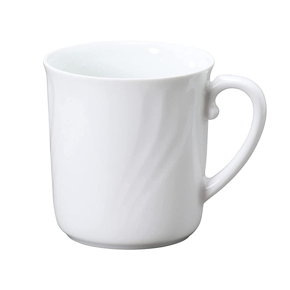 Okura Pottery 126C/1000-I Janet White Mug (Microwave Compatible)