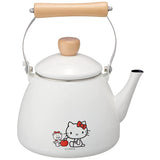 Skater ENKT2-A Enameled Kettle, 6.6 gal (2 L), Hello Kitty & Tiny Chum, Sanrio