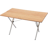 snow peak one action table long bamboo