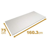 Topre L16 Easy Wave Neo Bathtub Lid, Shutter Type, 29.5 x 63.0 inches (75 x 160 cm), White