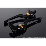 SSK LVDM070BK-GD Adjustable Lever, 3D Foldable, Lever Main Color: Matte Black, Adjuster Color: Matte Gold