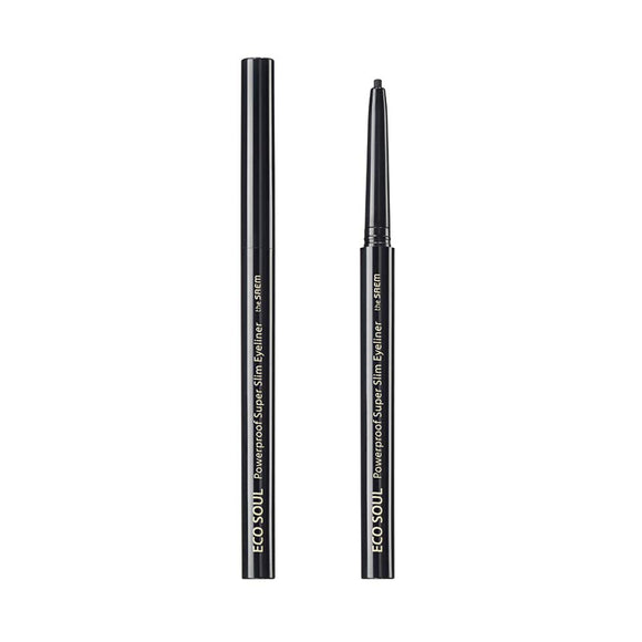 The SAEM Japan Official (the SAEM) Eco Soul Power Proof Super Slim Eyeliner BK01 Black 0.1g 0524