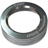 GLASSY Hiace 200 Series 4-7 type Auto AirConial Cover/Alumite Ver. Silver