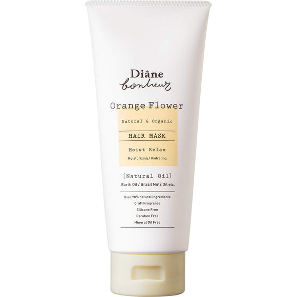 Hair Mask Non-Silicon [Orange Flower & Bergamot Fragrance] Scalp Care Moist Relax Diane Bonheur 150g