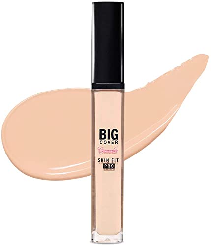 ETUDE Big Cover Fit Concealer Neutral Peach [Concealer, dark circles, acne scars, scars, pore cover] 7g