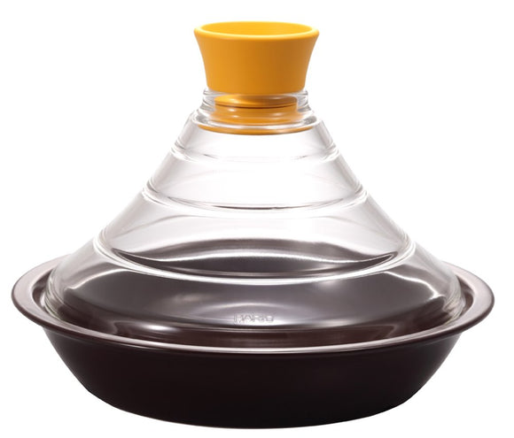 Hario TN-200MY Tagine Pot with Glass Lid, Yellow