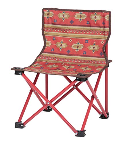 Captain Stag Outdoor Chair, Compact Chair, With Back Pocket, CS Native