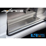 AVANCE AV-SSSP-EV-Siinless Steel Side Scuff Plate, Every Wagon Silver