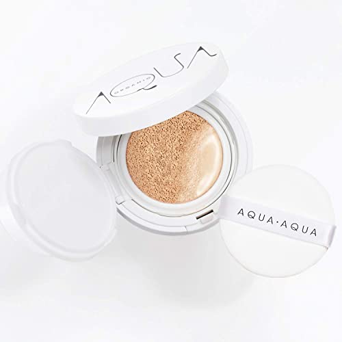 Aqua Organic Cushion Compact Special Set Foundation Pink Bright 9.0g