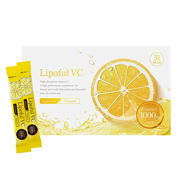Liposomal Vitamin C 100% 2800mg Domestic Manufacturing Food with Nutrient Function Claims Supplement Lipoful VC Lipoful VC 1 box 31 pieces