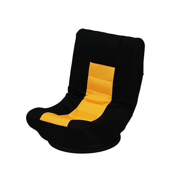 Iris Ohyama ZC-K Floor Chair, 360 Rotation, Mesh Fabric, 3 Levels of Reclining