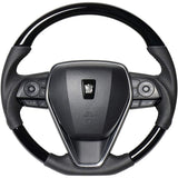 REAL Steering [Crown (220 Series)] Original Series Piano Black TYA-PBW-BK-CRO