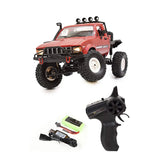 WPL JAPAN C14 WPL Genuine Product with Technical Standards Mark, 1/16 Scale, 4WD, 4 Wheel Drive, RC Car, Rock Crawling, Crawler, Authentic, Battery Included, Red