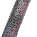 REAL (Real) Steering [Yaris (10 series/210 series)*GR Yaris and Yariskross No] All Leather TYE-LPB-RD