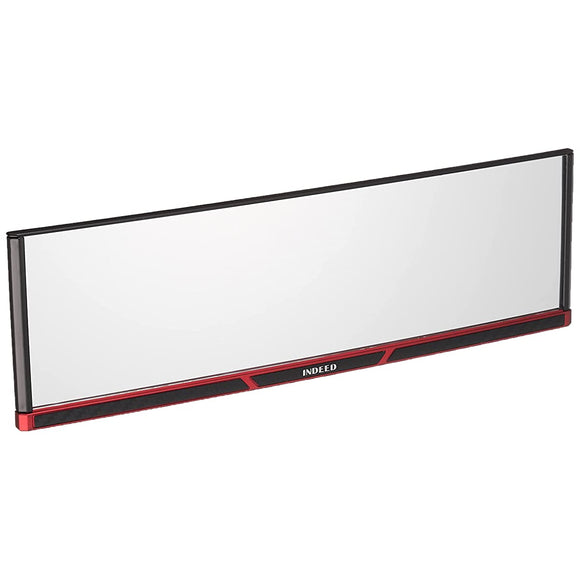 Carmate DZ365 CAR Interior Mirror, 3000R, 10.6 Inches (270 mm), Carbon, Red
