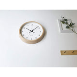 KATOMOKU muku clock 13 Natural Radio Clock Continuous Second Hand km-104NARC 12.0 inches (306 mm)