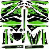 MDF GRAPHIC KIT KLX250 (08-), Model: M08klx-B-GR-ALL