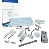 fcl. HiAce Regias Ace 200 Series Room Lamp, LED 7 Type, 6 Type, 5 Type, 4 Type, 3 Type, 2 Type, 1 Type, White, 16 Levels, Brightness, Adjustable, Dimmable, Dedicated Tool Included, 9 LED Parts , Remote Control, Indoor Parts, Regias Ace Parts, Super GL