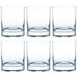 Toyo Sasaki Glass Tumbler, Scirocco, Clear, Approx. 12.5 fl oz (370 ml), B-09123CS, Pack of 6