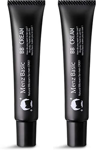 Men's Basic BB Cream Bare Skin Feel Made in Japan Natural Cover 20g Set of 2 Rihaku