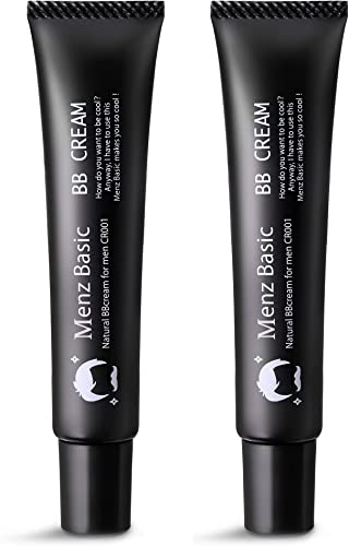 Men's Basic BB Cream Bare Skin Feel Made in Japan Natural Cover 20g Set of 2 Rihaku