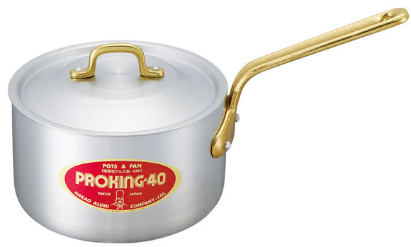 Nakao Aluminum Manufacturing PK-4 Pro King Single Handle Pot, 5.9 inches (15 cm) with Measuring Tape