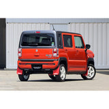 MONSTER SPORT 787500-7800MR Hustler Mud Flap Set, Red